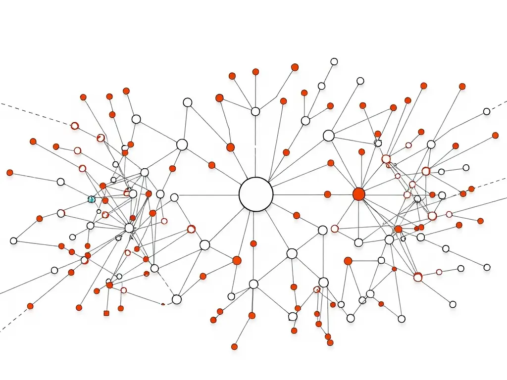 A detailed diagram of a neural network architecture illustrating technical depth.